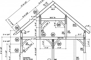 Timber Frame  Garage Post  and Beam Construction 