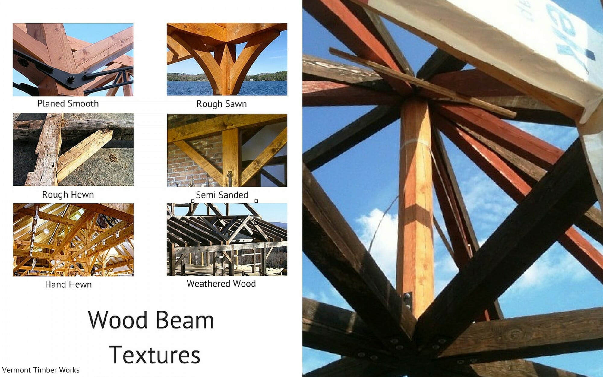 Wood Beam Texture Semi Sanded