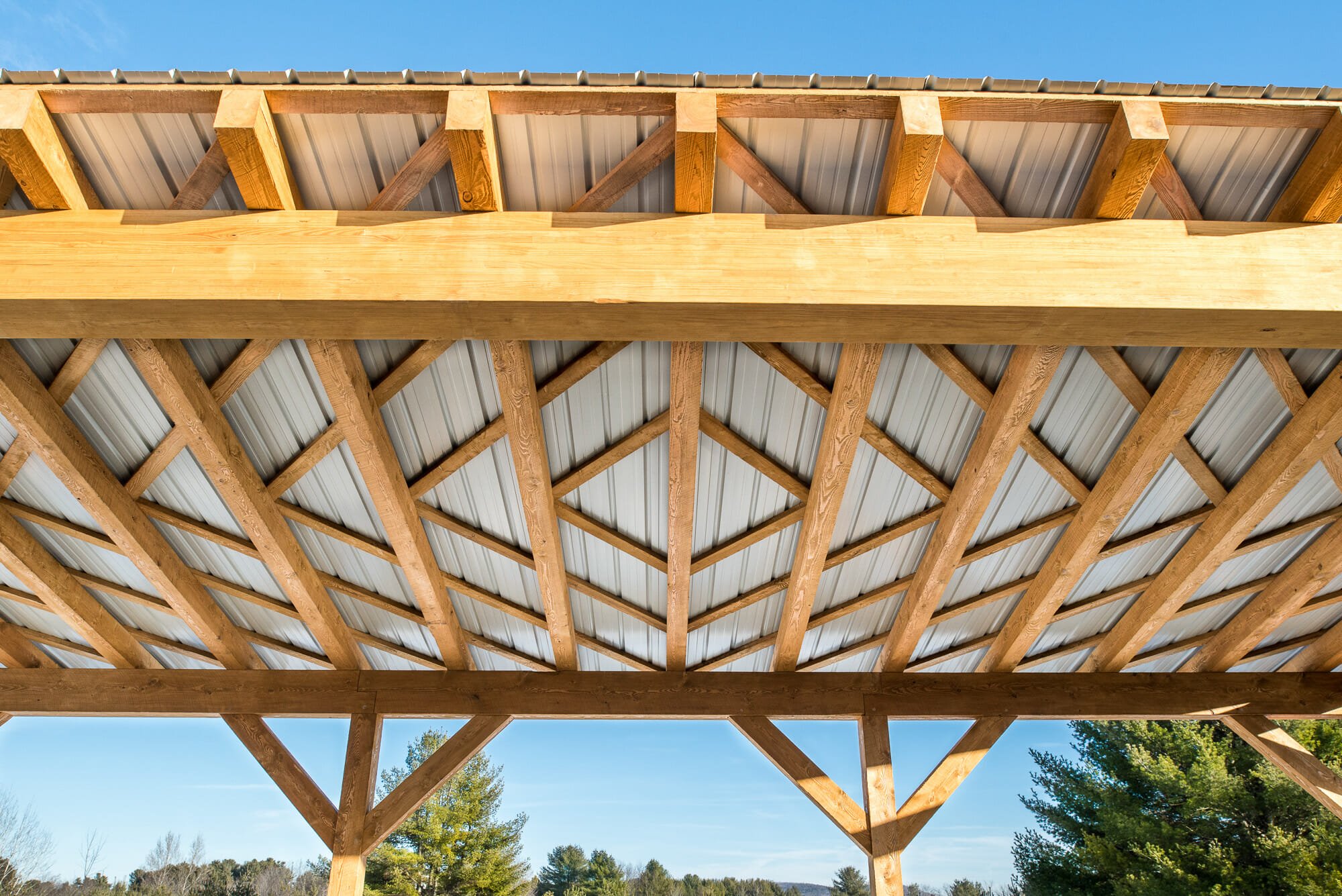 The above carport is a post and beam structure.