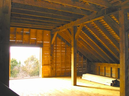 timber frame loft