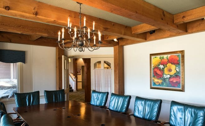 Exposed Beams in Von Trapp Family Lodge