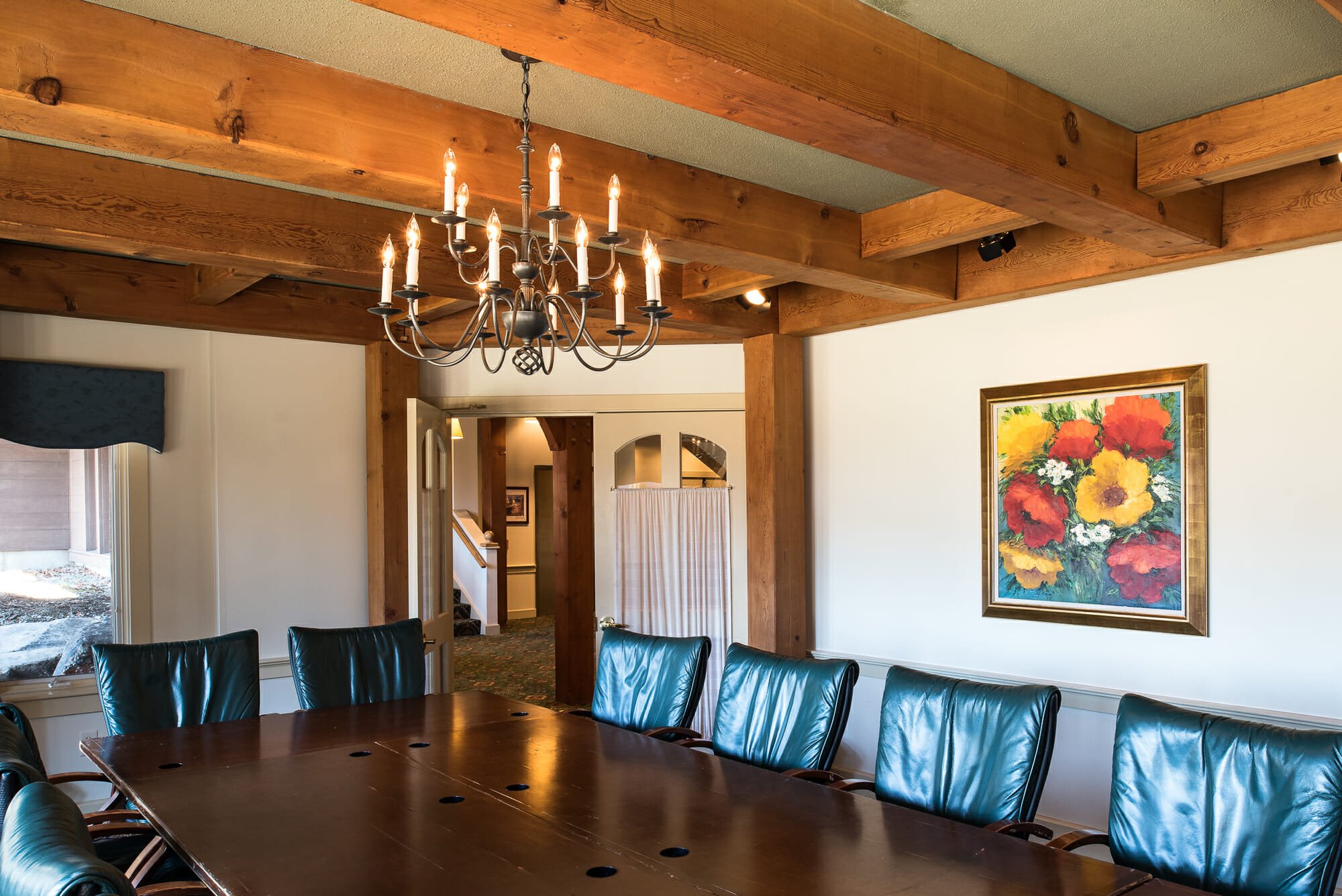 Exposed Beams in Von Trapp Family Lodge