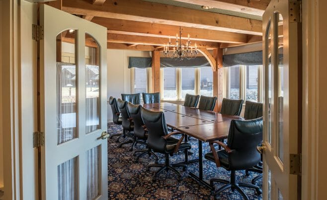 Exposed Beams in Von Trapp Family Lodge