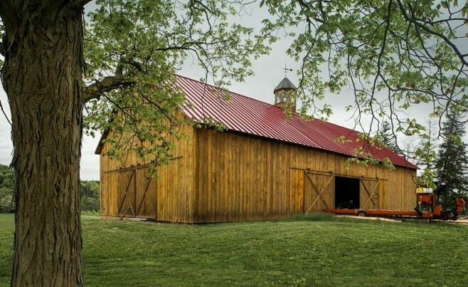 Exterior Of Rich Barn in PA