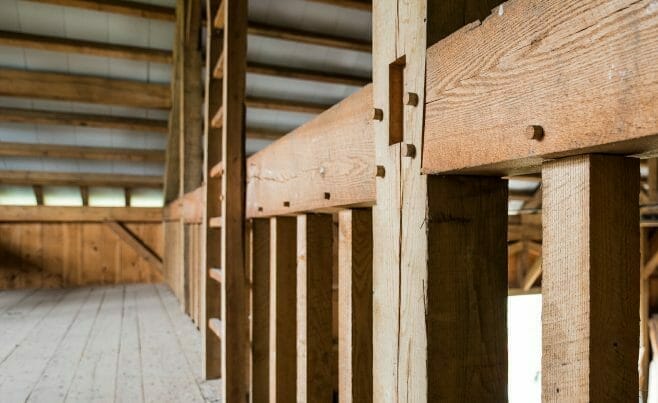 Interior Of Rich Barn in PA