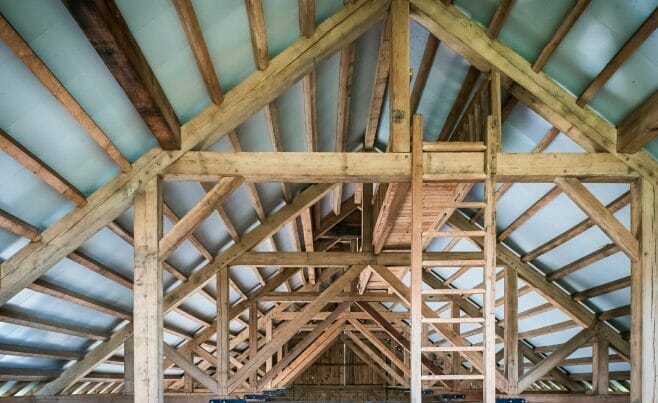 Interior of Rich Barn in PA