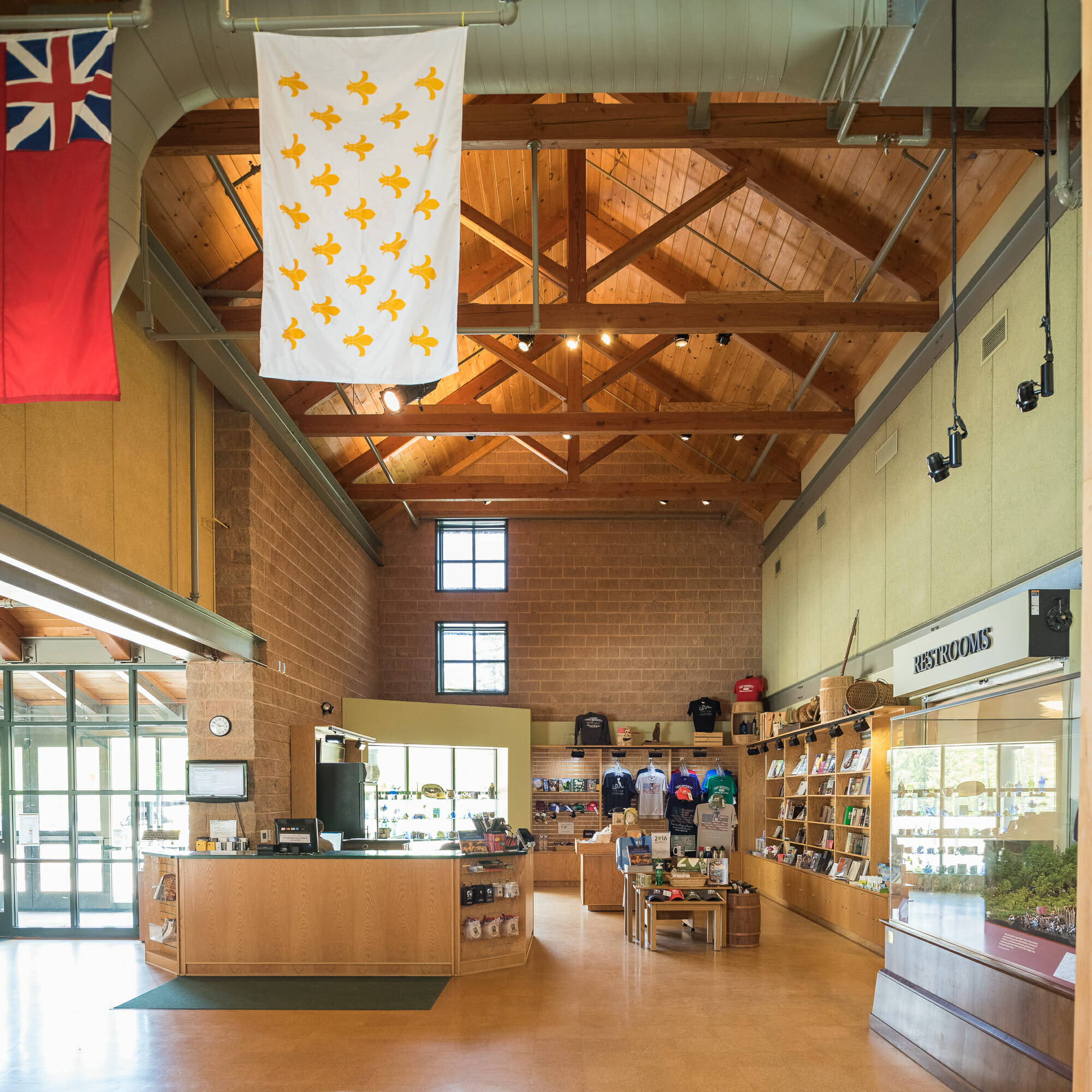 Interior of Fort Necessity