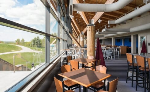 Interior of Nemacolin Woodlands Ski Lodge in PA