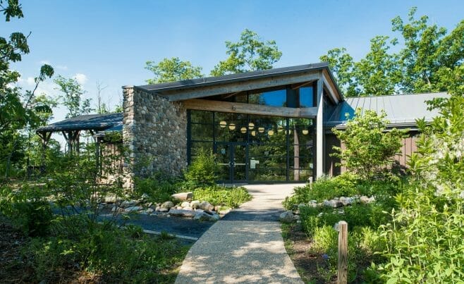 Exterior of the Shenandoah Visitors Center