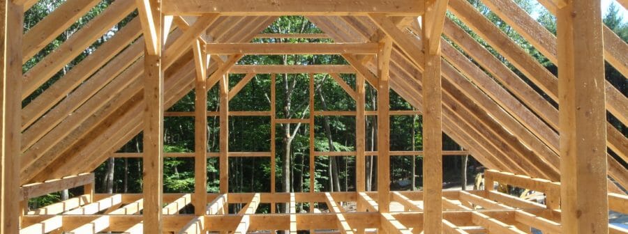 timber frame attic space