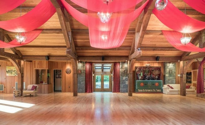 Trusses in a Dance Hall In VT