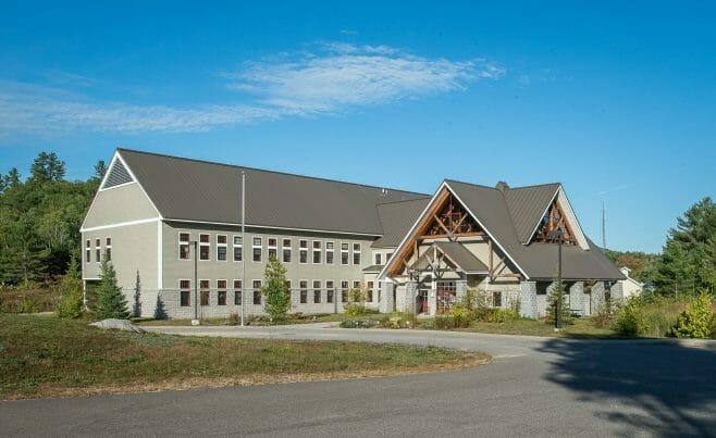 Exterior of the White Mountain National Forest Administration Complex
