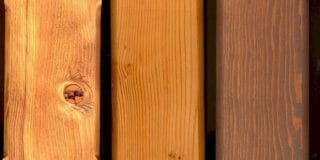 Douglas fir Stain finish options