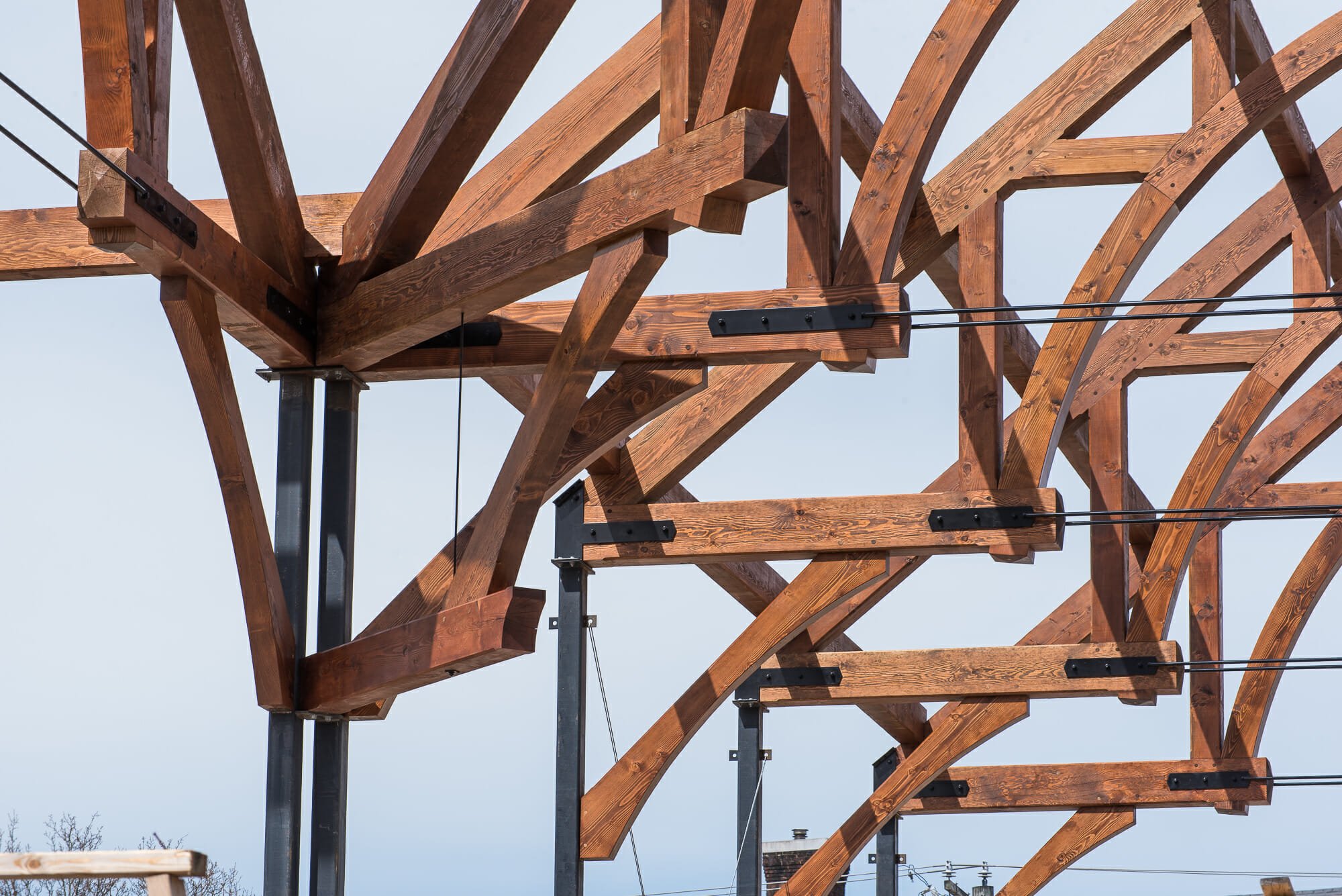 Steel Connections and Timber Frames.