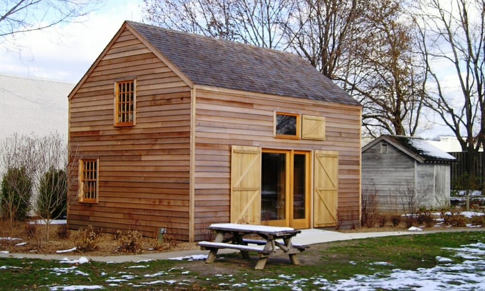 Walt Whitman Timber Frame Barn