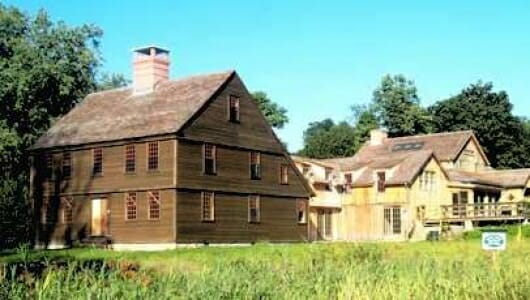 Reconstructed Tavern using traditional timber framing