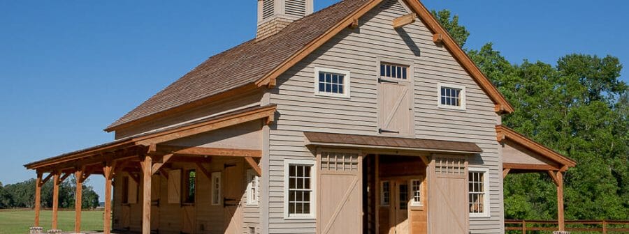 Timber Frame Carolina Horse Barn