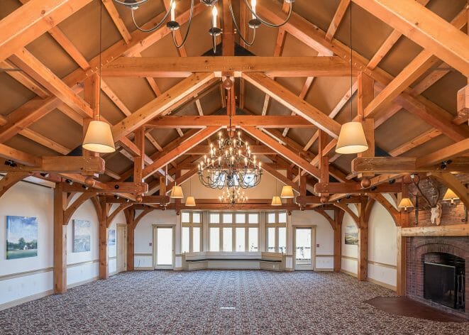 Modified Hammer Beam Trusses in the Trapp Family Lodge