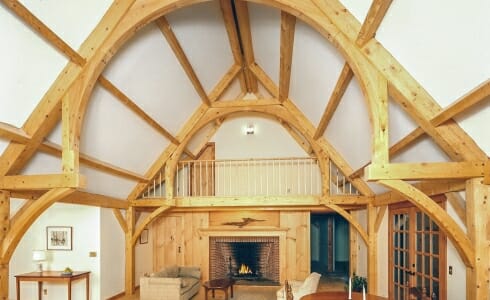 Hammer Beam Truss in the Breed Estate