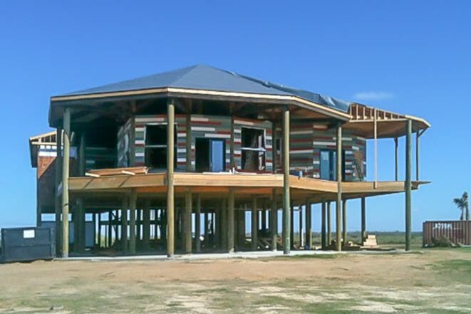 Douglas Fir Timber Frame Residence in Lake Charles, LA