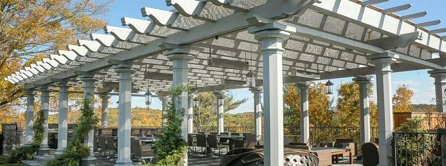 Timber Frame Pergola at High Winds