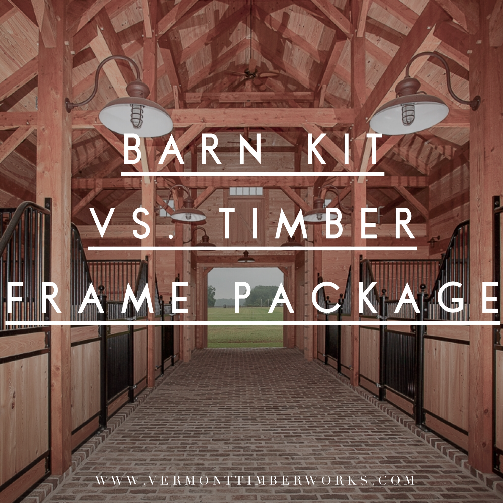 Timber Frame Pole Barn Kits