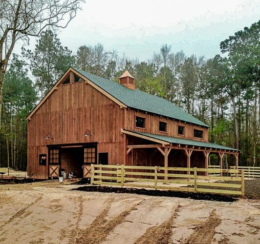Rustic Country Horse Barn