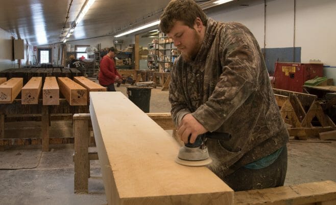 Sanding timbers