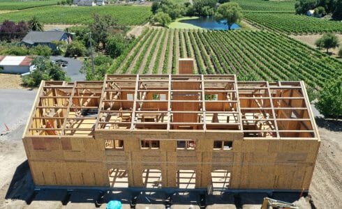 Paul Barn Napa California Barn and Recreation Center Construction Progress