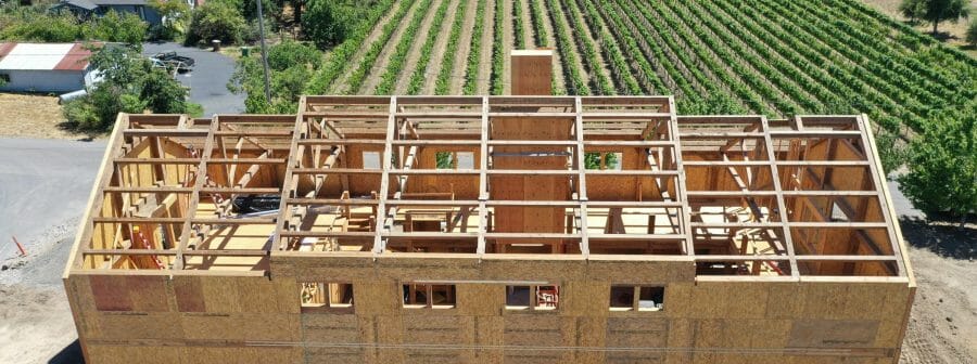 Paul Barn Napa California Barn and Recreation Center Construction Progress