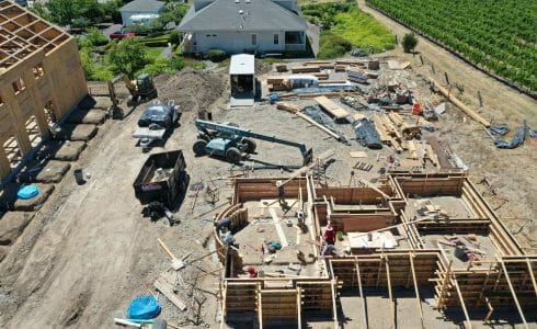 Paul Barn Napa California Barn and Recreation Center Construction Progress