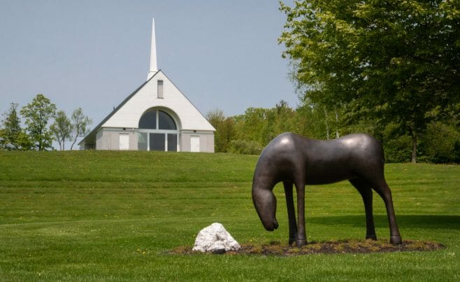 Exterior of the Vermont Veterans Memorial Chapel