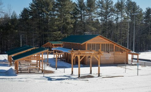 Camp Foster is a youth camp operated by the Boys and Girls Club of Manchester, NH and features a family hall, pavilions, and a pool house.