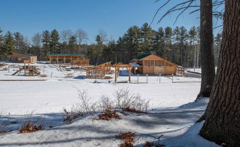 Camp Foster is a youth camp operated by the Boys and Girls Club of Manchester, NH and features a family hall, pavilions, and a pool house.