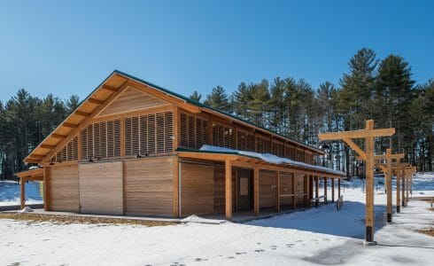 Camp Foster is a youth camp operated by the Boys and Girls Club of Manchester, NH and features a family hall, pavilions, and a pool house.