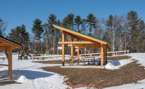 Camp Foster is a youth camp operated by the Boys and Girls Club of Manchester, NH and features a family hall, pavilions, and a pool house.