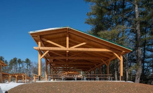 Camp Foster is a youth camp operated by the Boys and Girls Club of Manchester, NH and features a family hall, pavilions, and a pool house.