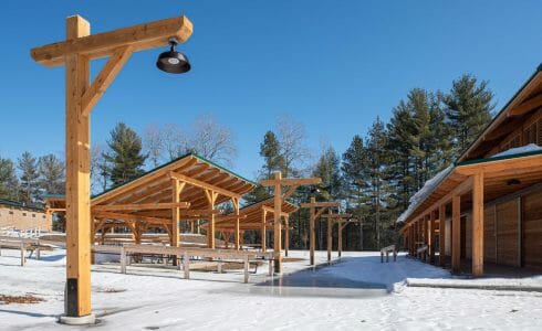 Camp Foster is a youth camp operated by the Boys and Girls Club of Manchester, NH and features a family hall, pavilions, and a pool house.