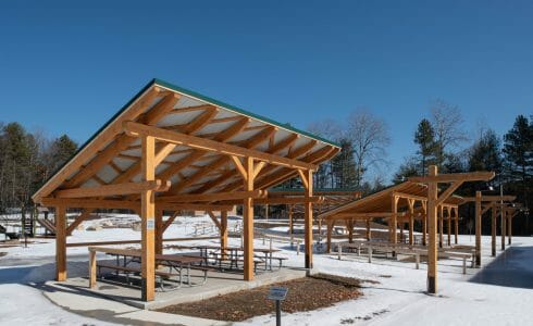 Camp Foster is a youth camp operated by the Boys and Girls Club of Manchester, NH and features a family hall, pavilions, and a pool house.