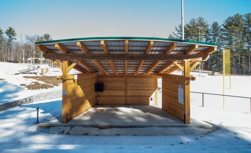 Camp Foster is a youth camp operated by the Boys and Girls Club of Manchester, NH and features a family hall, pavilions, and a pool house.