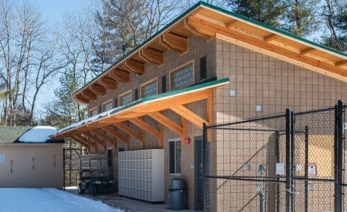 Camp Foster is a youth camp operated by the Boys and Girls Club of Manchester, NH and features a family hall, pavilions, and a pool house.