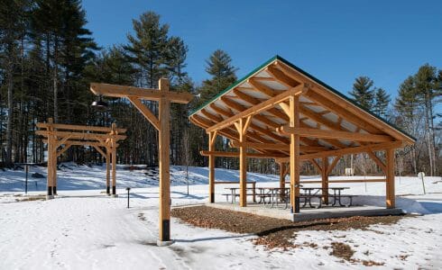 Camp Foster is a youth camp operated by the Boys and Girls Club of Manchester, NH and features a family hall, pavilions, and a pool house.