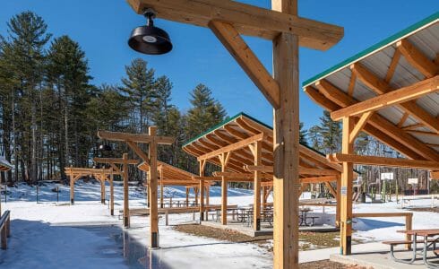 Camp Foster is a youth camp operated by the Boys and Girls Club of Manchester, NH and features a family hall, pavilions, and a pool house.