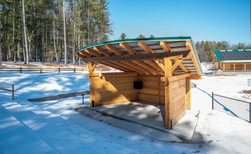 Camp Foster is a youth camp operated by the Boys and Girls Club of Manchester, NH and features a family hall, pavilions, and a pool house.