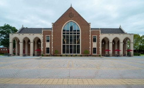 Exterior of Grove City College, PA