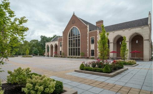 Exterior of Grove City College, PA