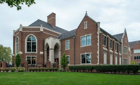 Exterior of Grove City College, PA