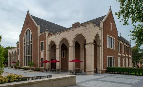 Exterior of Grove City College, PA