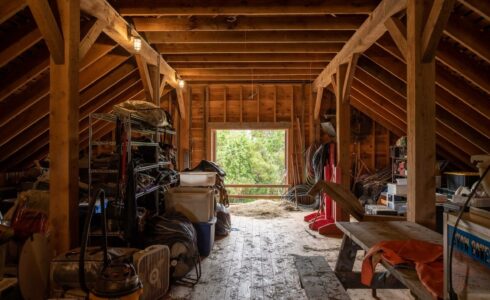 Osprey Horse Barn Weathered Cedar Siding on Martha's Vineyard