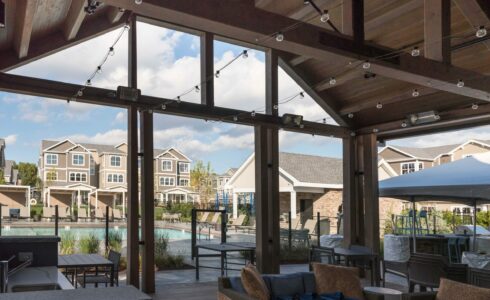 Avalon Bay Pool Pavilion in Sudbury Massachusetts